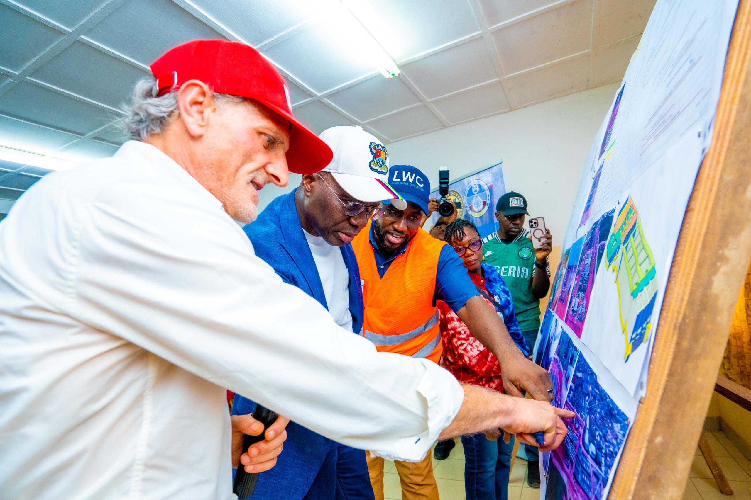 SANWO-OLU WORKING VISIT TO ADIYAN WATERWORKS