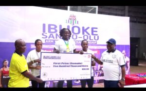 Female Champion; Epic Arm Wrestling Debut: Inside Nigeria’s Trailblazing Ibijoke Sanwo-Olu Championship