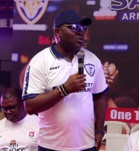 Otunba Bestman Nze; ibijoke sanwo-olu Arm wrestling championship