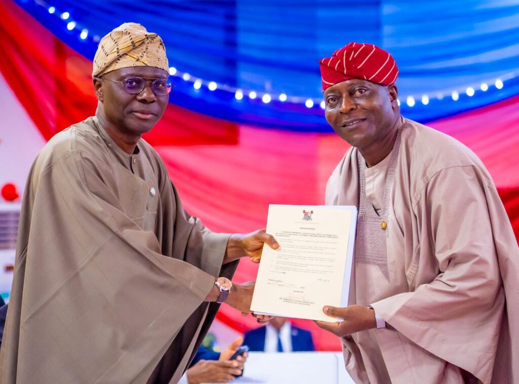 Gov. Sanwo-Olu Swears in Newly Appointed Chair of Lagos Electricity Regulatory Commission, Teaching Service and Electoral Commission CommissionersOn Monday, May 19, 2025, Lagos State Governor, Babajide Sanwo-Olu, presided over the swearing-in ceremony of the newly appointed Chairman of the Lagos Electricity Regulatory Commission (LERC), along with the Commissioners for the State's Teaching Service Commission (TSC) and the Independent Electoral Commission (IEC). The event, which took place at the Lagos State House, marked an important step in strengthening the leadership of these key institutions within the state. Governor Sanwo-Olu, in his remarks, expressed confidence in the abilities of the new appointees, urging them to bring their wealth of experience and commitment to enhancing the efficiency of their respective commissions. The new Chairman of LERC is expected to play a pivotal role in addressing the state’s electricity challenges, ensuring that the sector remains effective, transparent, and responsive to the needs of the people. In addition to the LERC Chairman, the newly appointed Commissioners for the Teaching Service Commission and the Independent Electoral Commission also took their oaths of office. These appointments are seen as part of the governor's ongoing efforts to streamline the operations of key public sectors in Lagos, including education and electoral management, which are vital to the state’s continued growth and development. The Governor urged the newly sworn-in officials to remain focused on their duties, highlighting the critical importance of education, transparent electoral processes, and efficient utility management to the advancement of Lagos State. He further emphasized the need for collaborative efforts across all sectors to ensure that the state’s vision for a more prosperous and well-governed future is realized. The ceremony was attended by government officials, dignitaries, and well-wishers, marking another significant milestone in the leadership development initiatives of the Lagos State government.