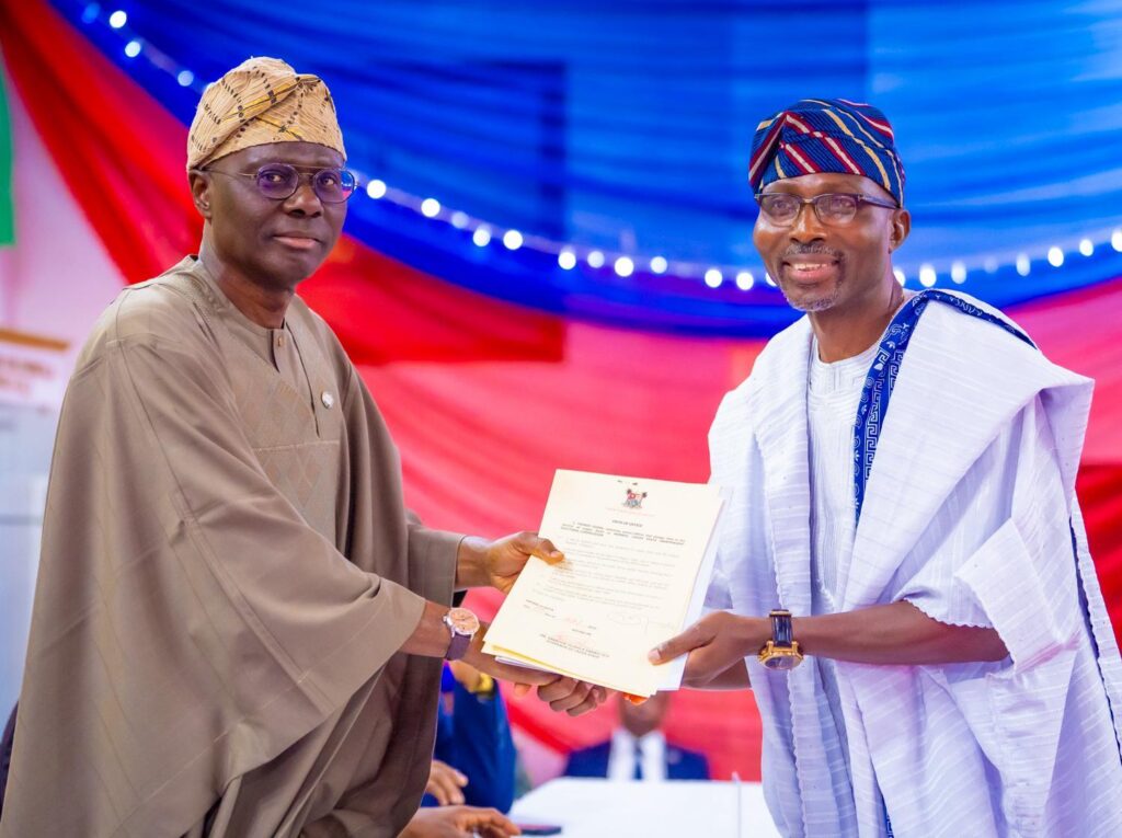 Gov. Sanwo-Olu Swears in Newly Appointed Chair of Lagos Electricity Regulatory Commission, Teaching Service and Electoral Commission CommissionersOn Monday, May 19, 2025, Lagos State Governor, Babajide Sanwo-Olu, presided over the swearing-in ceremony of the newly appointed Chairman of the Lagos Electricity Regulatory Commission (LERC), along with the Commissioners for the State's Teaching Service Commission (TSC) and the Independent Electoral Commission (IEC). The event, which took place at the Lagos State House, marked an important step in strengthening the leadership of these key institutions within the state. Governor Sanwo-Olu, in his remarks, expressed confidence in the abilities of the new appointees, urging them to bring their wealth of experience and commitment to enhancing the efficiency of their respective commissions. The new Chairman of LERC is expected to play a pivotal role in addressing the state’s electricity challenges, ensuring that the sector remains effective, transparent, and responsive to the needs of the people. In addition to the LERC Chairman, the newly appointed Commissioners for the Teaching Service Commission and the Independent Electoral Commission also took their oaths of office. These appointments are seen as part of the governor's ongoing efforts to streamline the operations of key public sectors in Lagos, including education and electoral management, which are vital to the state’s continued growth and development. The Governor urged the newly sworn-in officials to remain focused on their duties, highlighting the critical importance of education, transparent electoral processes, and efficient utility management to the advancement of Lagos State. He further emphasized the need for collaborative efforts across all sectors to ensure that the state’s vision for a more prosperous and well-governed future is realized. The ceremony was attended by government officials, dignitaries, and well-wishers, marking another significant milestone in the leadership development initiatives of the Lagos State government.