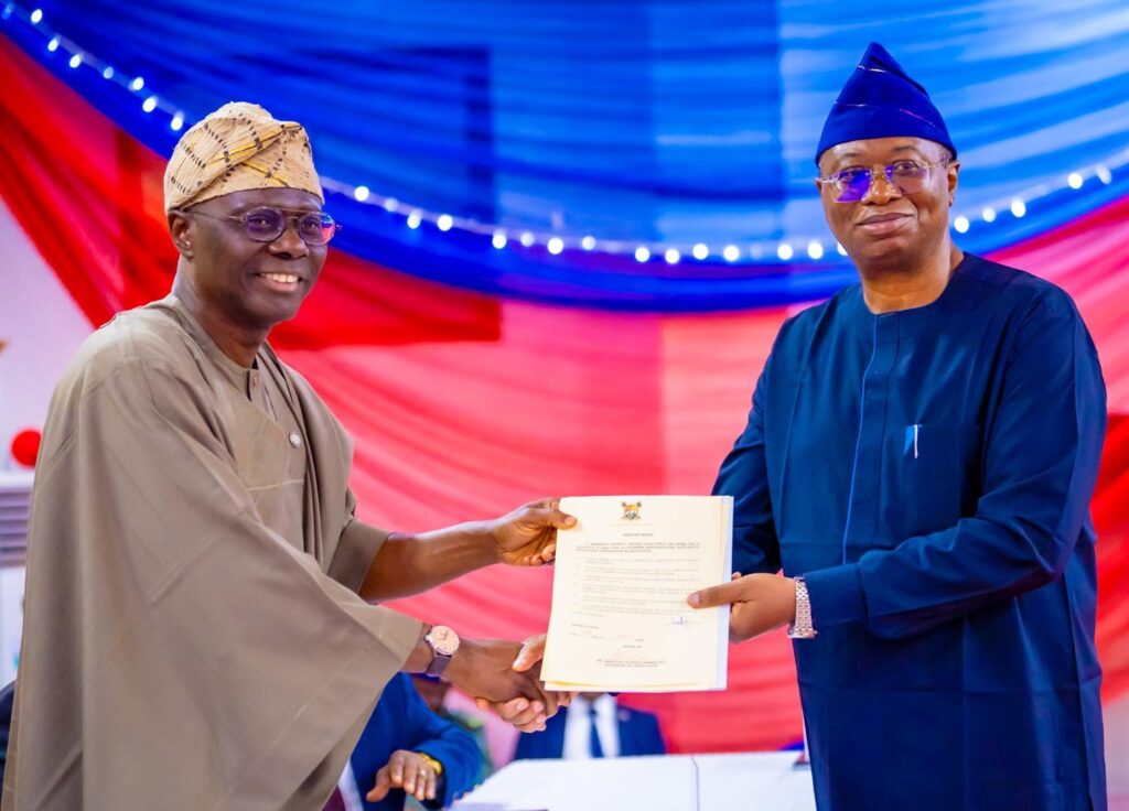 Gov. Sanwo-Olu Swears in Newly Appointed Chair of Lagos Electricity Regulatory Commission, Teaching Service and Electoral Commission CommissionersOn Monday, May 19, 2025, Lagos State Governor, Babajide Sanwo-Olu, presided over the swearing-in ceremony of the newly appointed Chairman of the Lagos Electricity Regulatory Commission (LERC), along with the Commissioners for the State's Teaching Service Commission (TSC) and the Independent Electoral Commission (IEC). The event, which took place at the Lagos State House, marked an important step in strengthening the leadership of these key institutions within the state. Governor Sanwo-Olu, in his remarks, expressed confidence in the abilities of the new appointees, urging them to bring their wealth of experience and commitment to enhancing the efficiency of their respective commissions. The new Chairman of LERC is expected to play a pivotal role in addressing the state’s electricity challenges, ensuring that the sector remains effective, transparent, and responsive to the needs of the people. In addition to the LERC Chairman, the newly appointed Commissioners for the Teaching Service Commission and the Independent Electoral Commission also took their oaths of office. These appointments are seen as part of the governor's ongoing efforts to streamline the operations of key public sectors in Lagos, including education and electoral management, which are vital to the state’s continued growth and development. The Governor urged the newly sworn-in officials to remain focused on their duties, highlighting the critical importance of education, transparent electoral processes, and efficient utility management to the advancement of Lagos State. He further emphasized the need for collaborative efforts across all sectors to ensure that the state’s vision for a more prosperous and well-governed future is realized. The ceremony was attended by government officials, dignitaries, and well-wishers, marking another significant milestone in the leadership development initiatives of the Lagos State government.