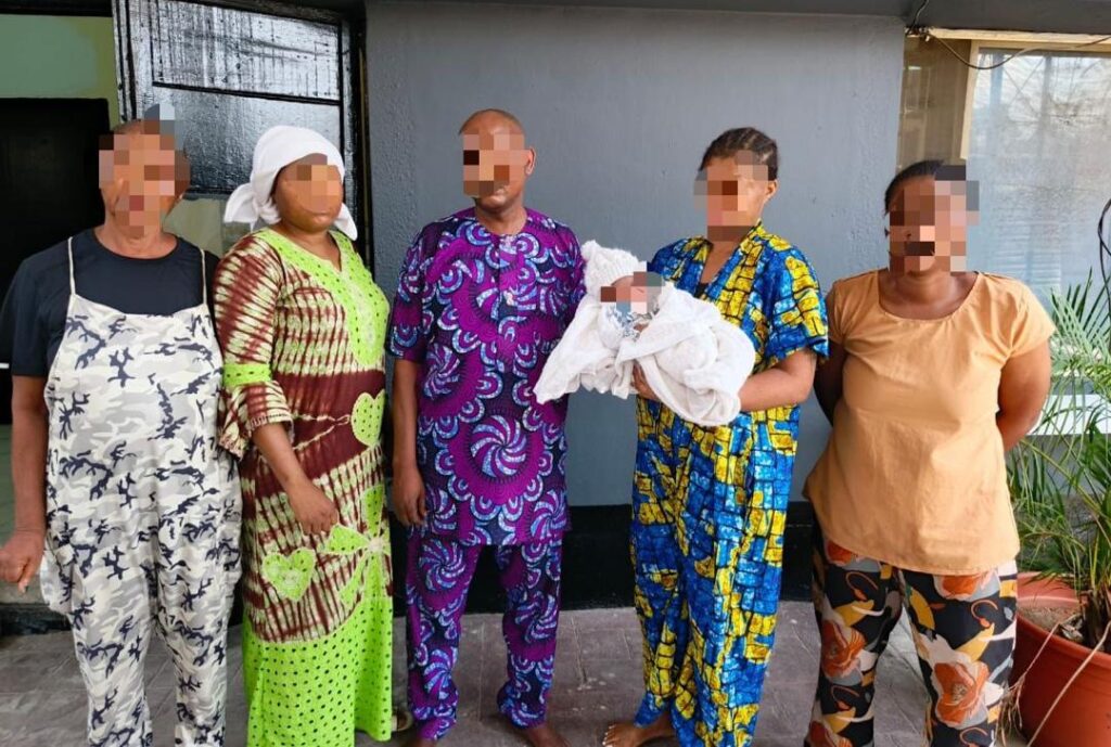 Lagos Police Rescue Stolen Newborn, Arrest Five in Shocking Baby-Selling Syndicate