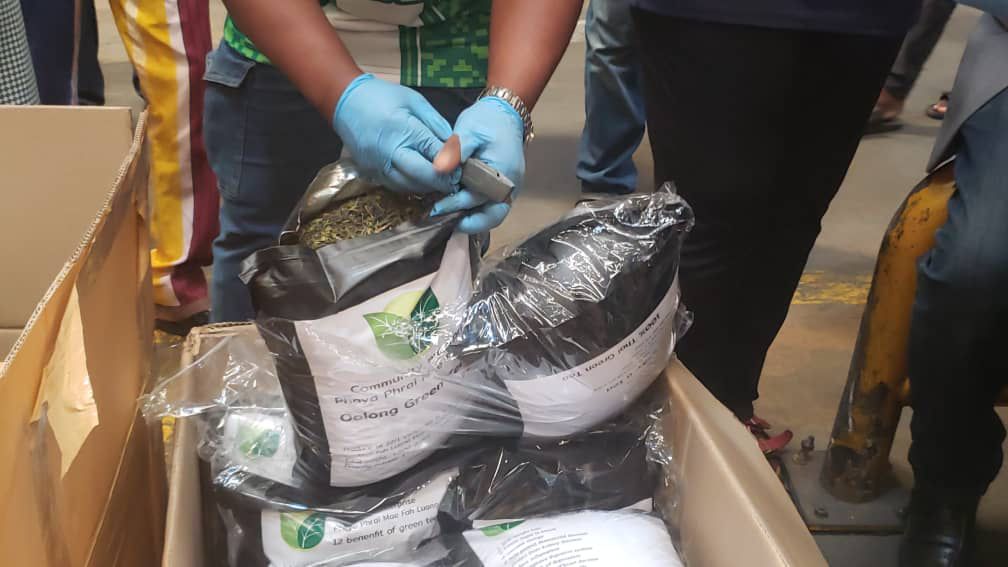 NDLEA Intercepts Drug-Laden 'Green Tea' at Lagos Airport, Arrests Across States Net Over 1.8 Tons of Narcotics 1 NDLEA Uncovers Massive Drug Smuggling Plot in ‘Green Tea’ Packaging