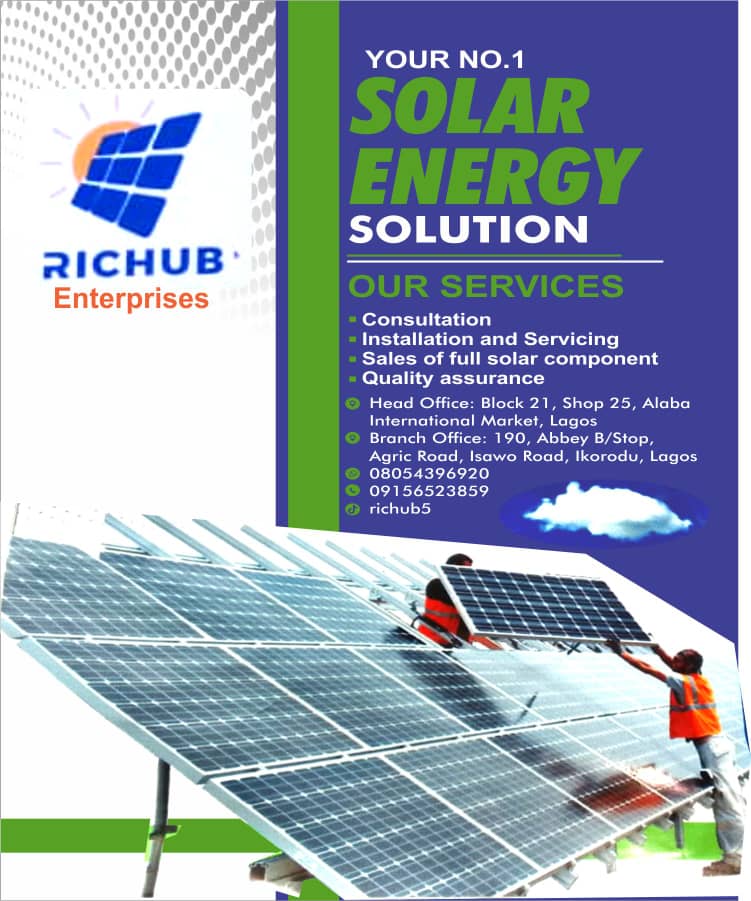 Go Solar, Save More: Discover Richub Enterprises’ Trusted Energy Services 1 Richub Enterprises