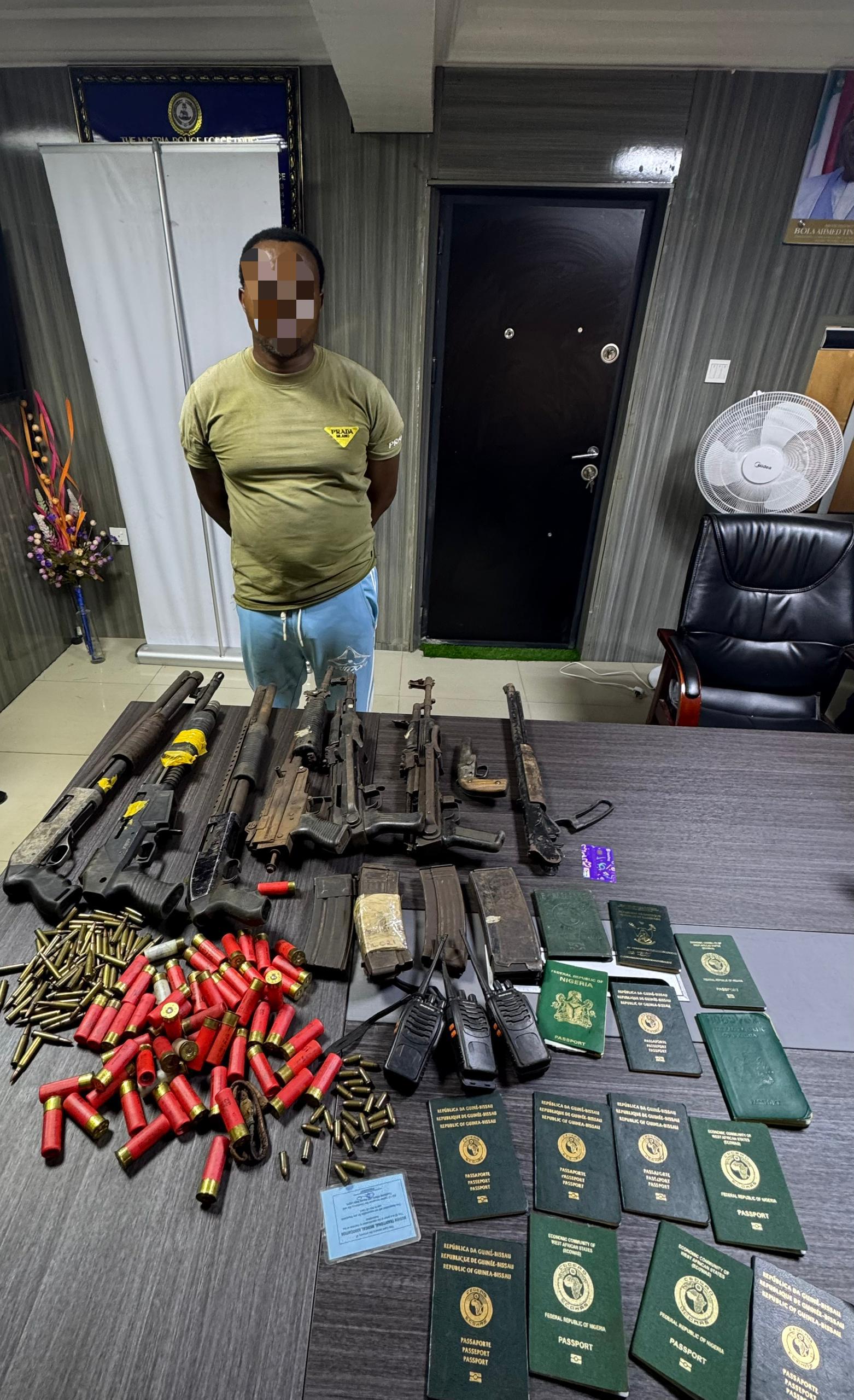 LAGOS POLICE COMMAND SCORES BIG WIN AS NOTORIOUS CRIME LORD WASIU AKINWANDE GETS ARRESTED