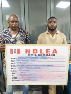 Ex-Intl. Footballer, Multiple Suspects Nabbed in Major NDLEA Drug Busts at Nigerian Airports and Borders