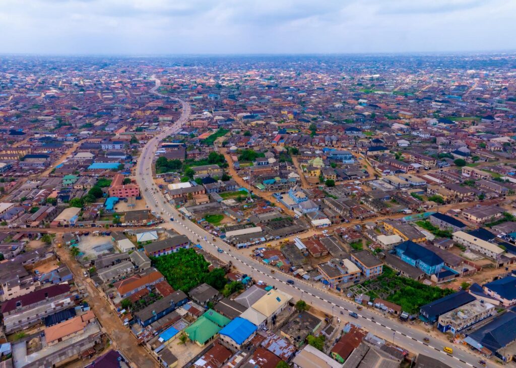 Sanwo-Olu Commissions Dualised Abaranje Road in Alimosho, Unveils Dopemu Upgrade in Agege to Boost Connectivity 3 Aerial view of the newly upgraded Abaranje road in Igando-Ikotun