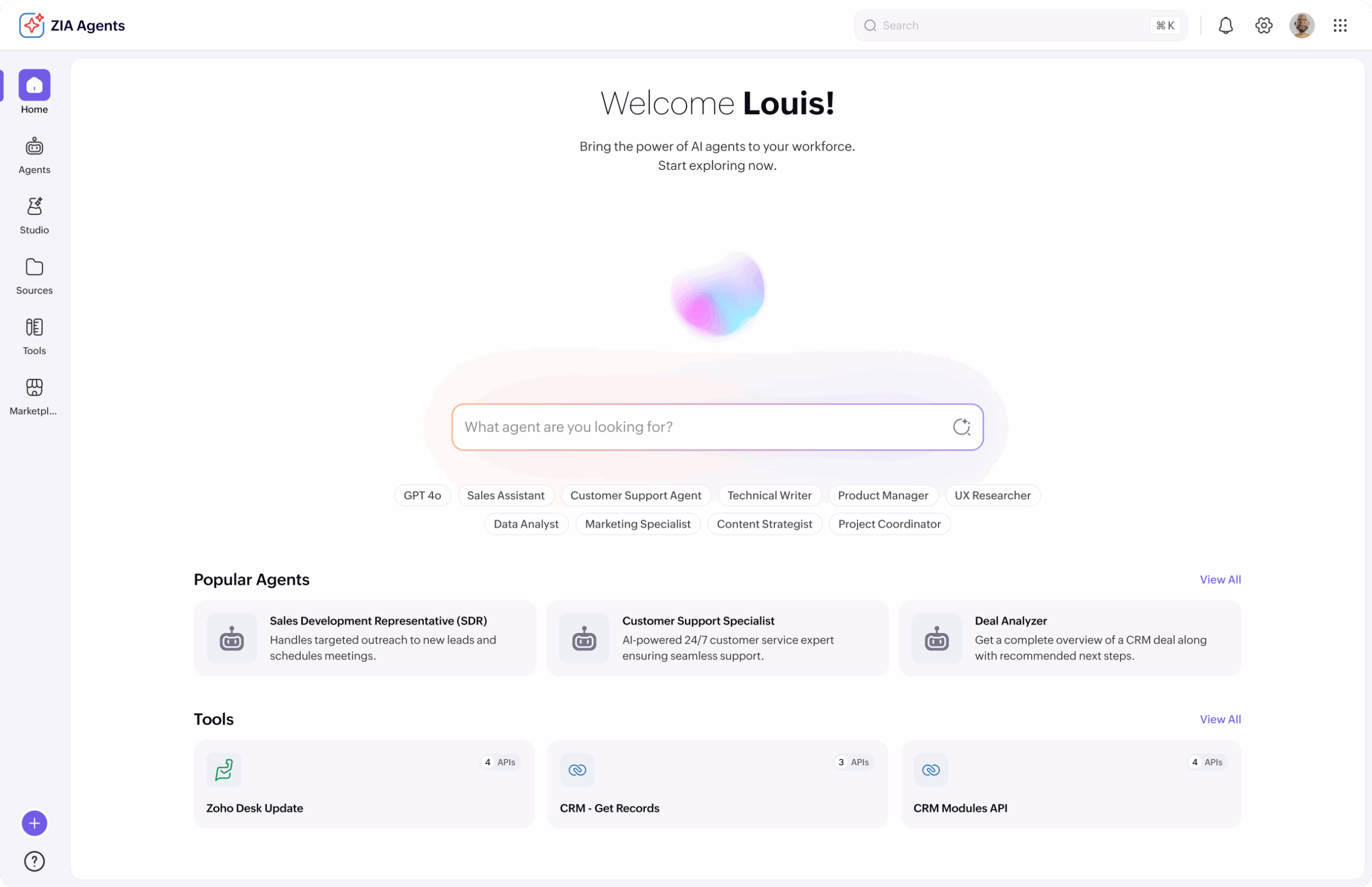 Zoho Launches Zia LLM, and Expands AI Suite with Agents and Studio Tools