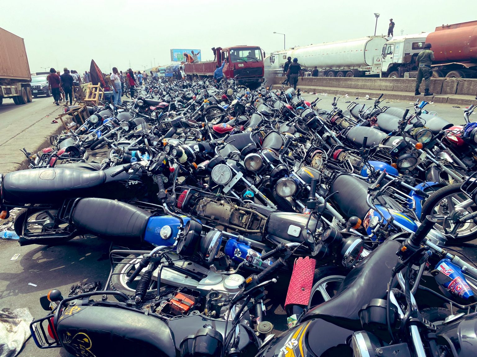 Lagos task force seizes over 600 motorcycles