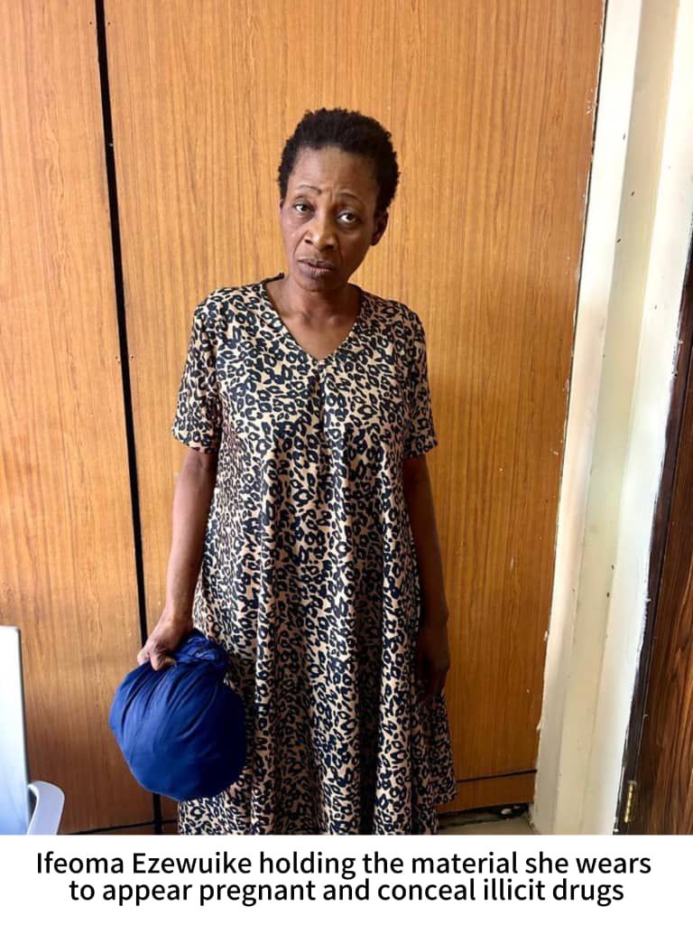 NDLEA Bust- Ifeoma Ezewuike (Fake Pregnancy) 3