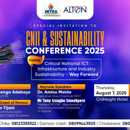NCC, IHS Towers Lead Others To NITRA-ALTON CNII & Telecom Sustainability Conference 2025