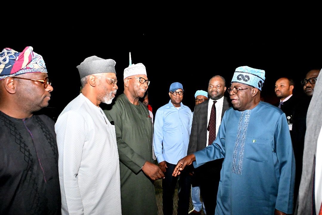 Tinubu Returns To Abuja After Two-Week Official Trip