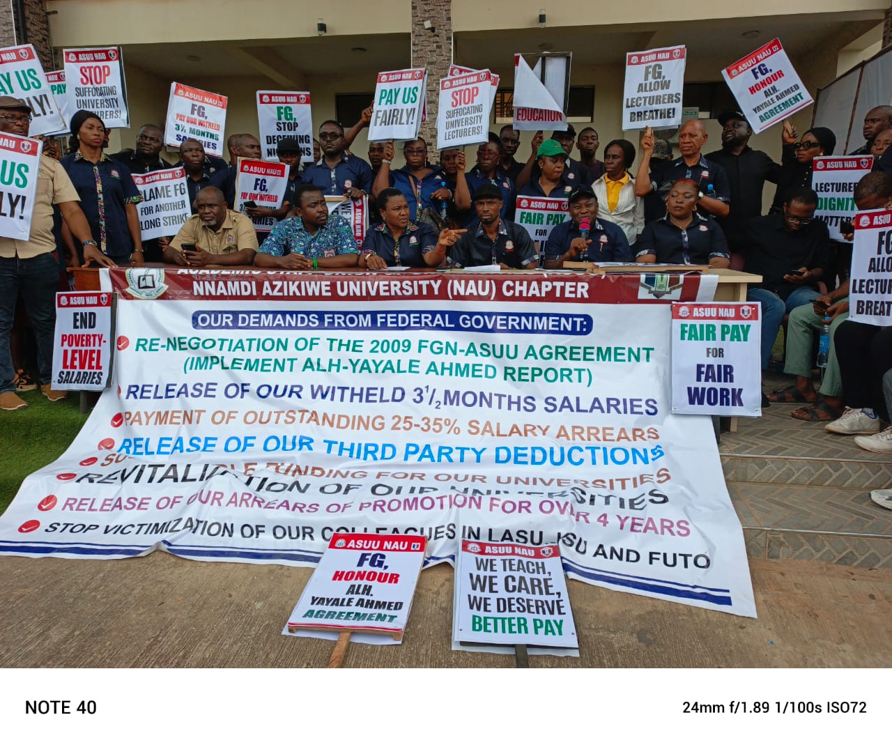 ASUU UNIZIK blocks expressway, demands end to ‘poverty salary’