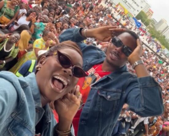 Influencers Enioluwa, Tomike Cheer on Hilda Baci at World Record Jollof Attempt