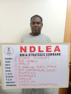 NDLEA arrests Brazil returnees with heroin,