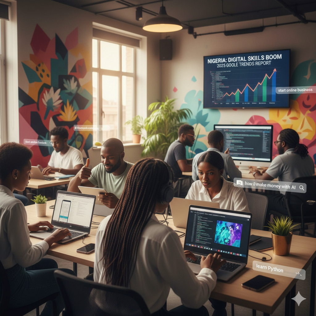 Nigerians Turn to Google Search for Career and Skills Empowerment, New Trends Reveal 1 Skills Empowerment: Nigerians Use Google to Learn, Earn, and Build New Careers