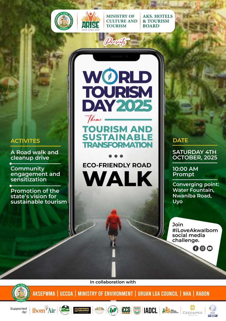 Akwa Ibom State Set To Mark World Tourism Day 2025 In Style