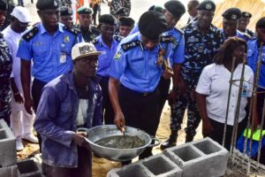 IGP Egbetokun Lays Foundation for New Conference Centre at Lagos Police Command
