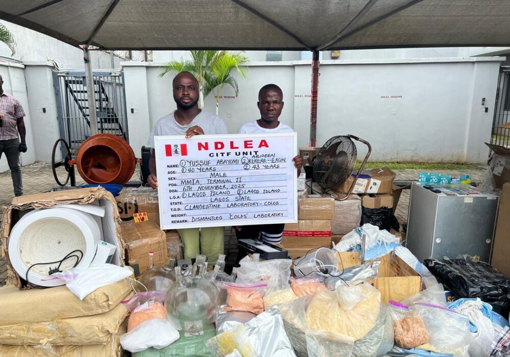 NDLEA arrests Saudi-bound drug lord