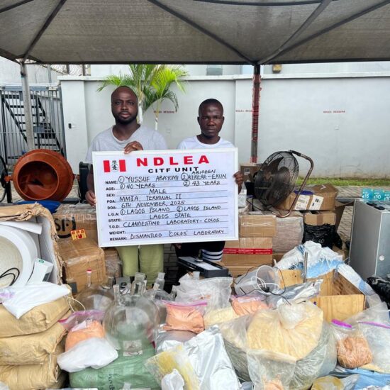NDLEA arrests Saudi-bound drug lord