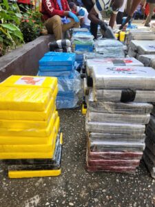 NDLEA Working With US-DEA, UK-NCA Over 1,000kg Cocaine Recovered at Lagos Port