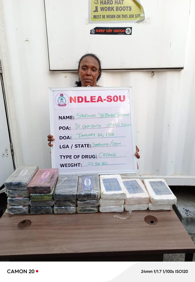 NDLEA Nabs Female Kingpin, Intercepts Italy-Bound Opioids in Nationwide Raids