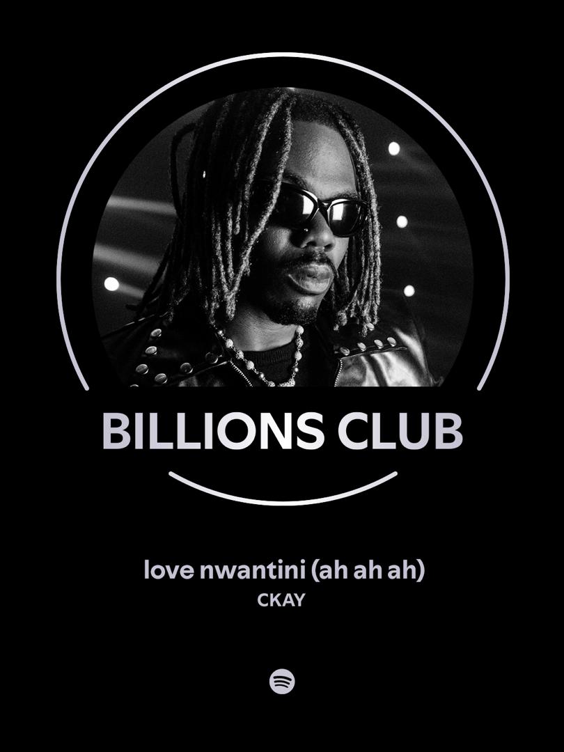 CKay’s “Love Nwantiti” crosses the billion-stream mark on Spotify: A global icon, rooted in Africa 3 CKay Makes History as “Love Nwantiti” Surpasses 1 Billion Spotify Streams