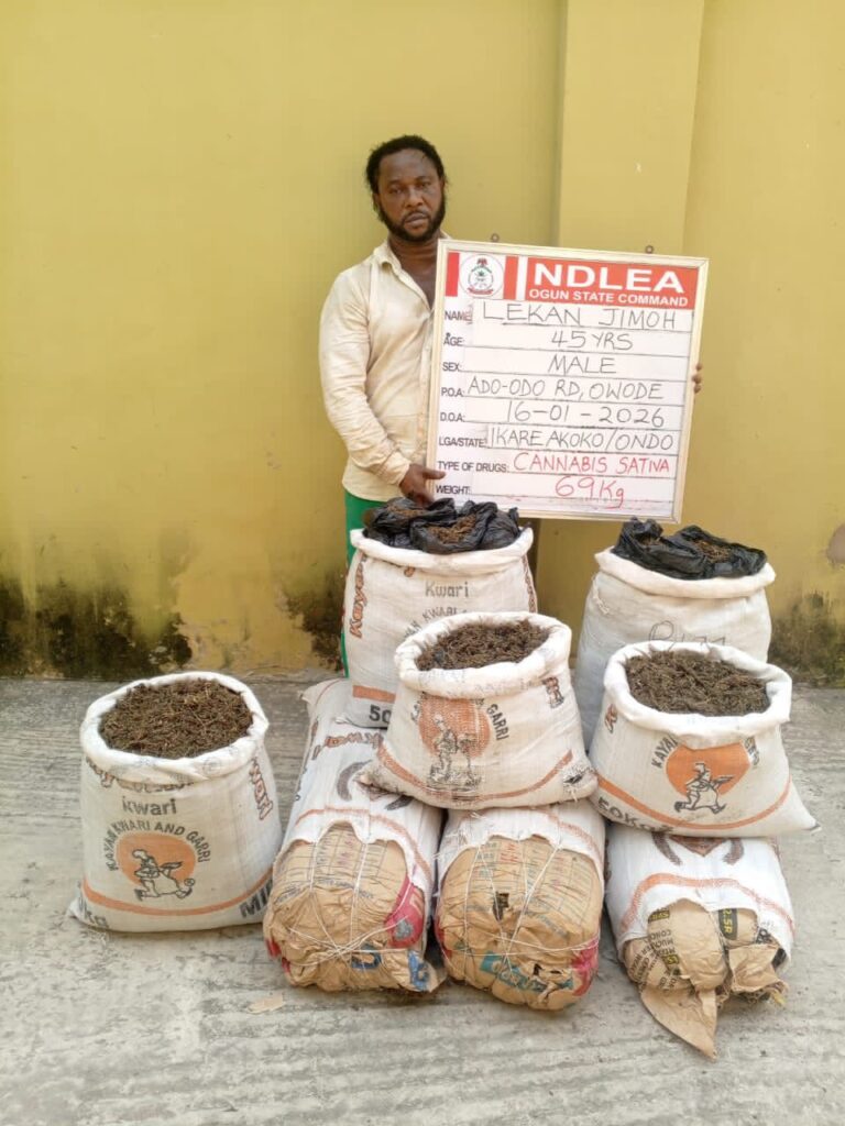 NDLEA Nabs ‘Kanmo-Kanmo’ 12 Years After Killing Officers, Uncovers Nationwide Drug Network