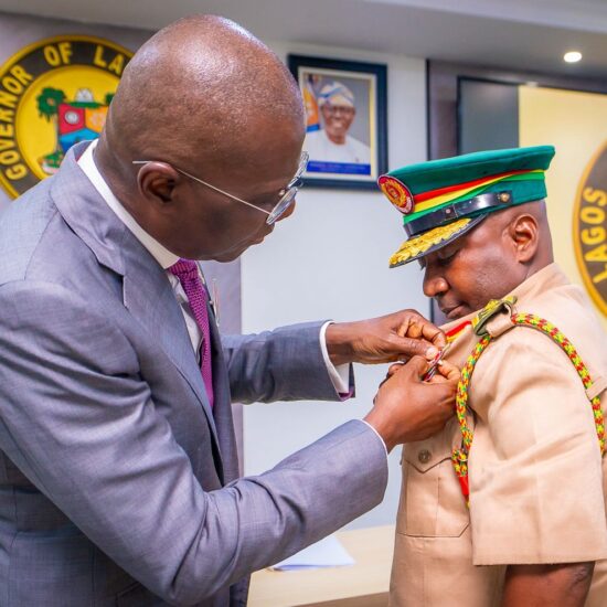 Mr. Babajide Sanwo-Olu & DCG Hakeem Wolimoh