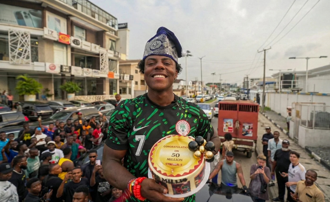 Global Streamer iShowSpeed Goes Viral During First Day on Lagos Streets