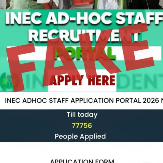 INEC Warns Nigerians Against Fake 2026 Ad-Hoc Staff Recruitment Portal