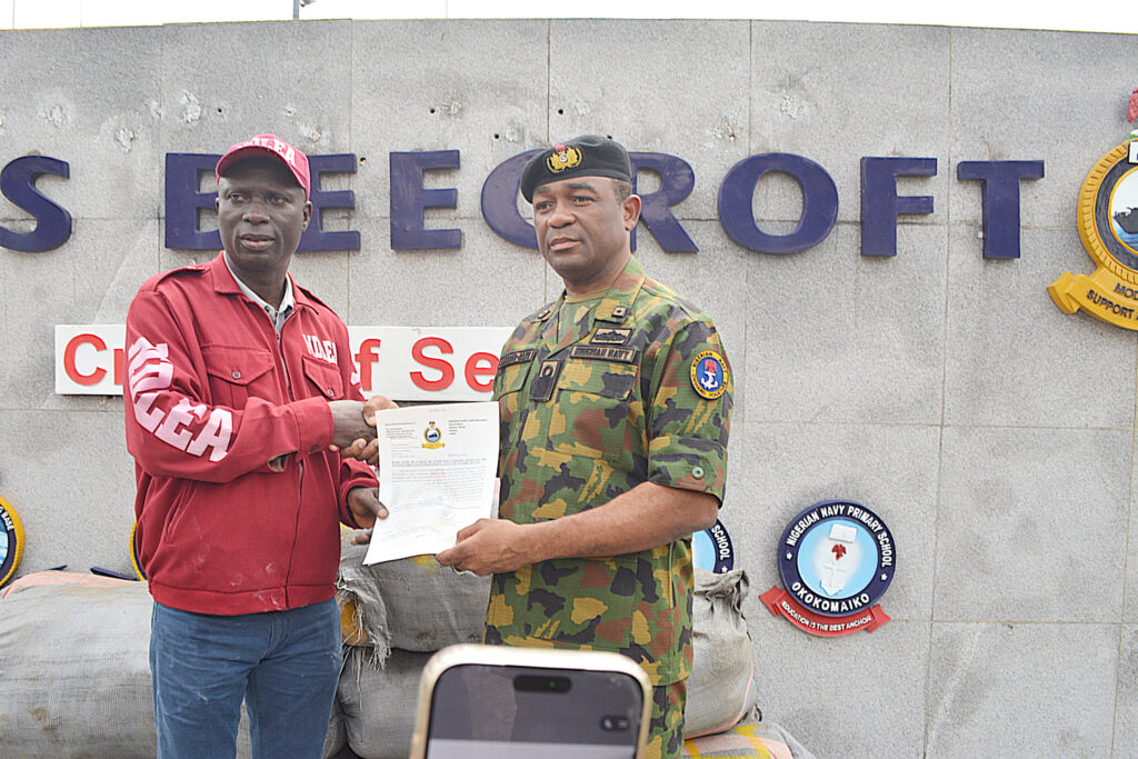 Nigerian Navy Intercepts 500kg Cannabis in Lagos, Hands Over to NDLEA