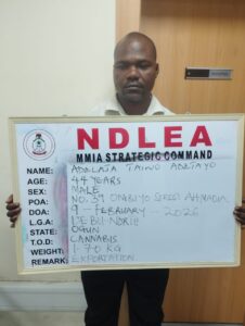 NDLEA Bust Taiwo Adetayo