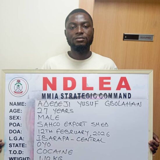 NDLEA Intercepts Prison-Controlled Cocaine Shipment to London, in Major Anti-Drug Breakthrough