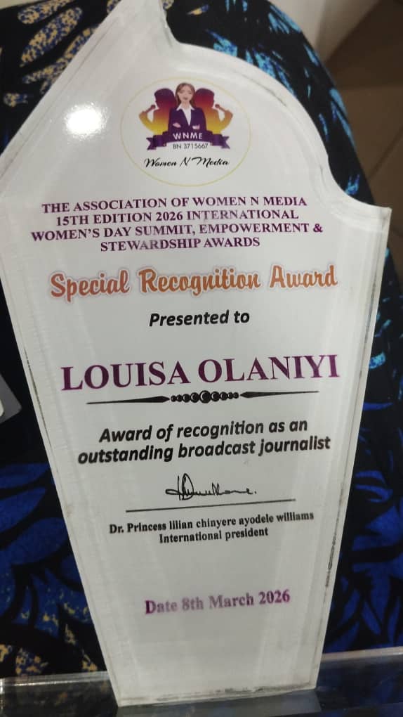 Louisa Olaniyi Award Winner