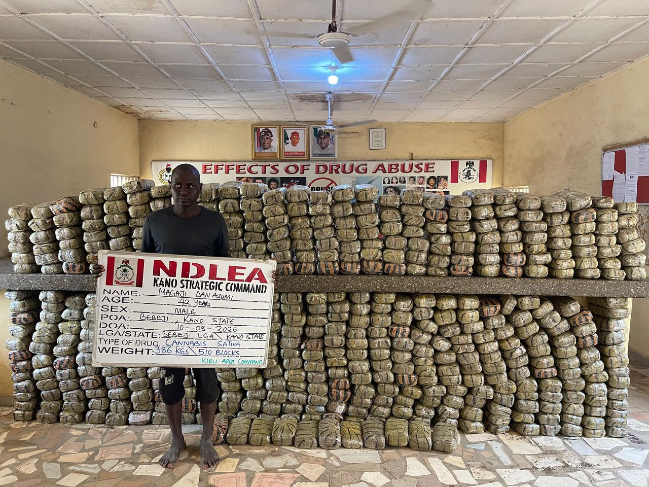 NDLEA Operations Lead to Multiple Arrests and Major Drug Seizures