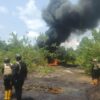 Nigerian Navy Destroys Illegal Crude Oil Storage Site in Rivers State Under 'Operation Delta Sentinel'