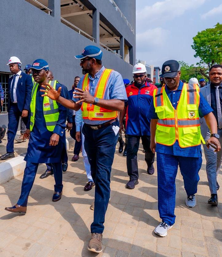 Sanwo-Olu Inspects Alausa Multi-Agency Building Ahead of Tinubu Commissioning