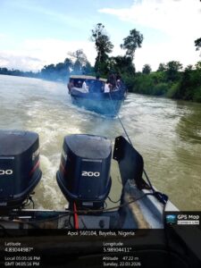 Nigerian Navy Rescues 7 After Boat Collision in Bayelsa