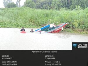 Nigerian Navy Rescues 7 After Boat Collision in Bayelsa