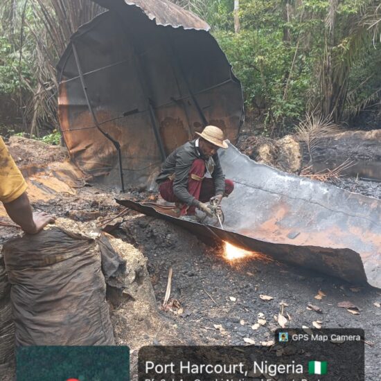 Operation Delta Sentinel: Nigerian Navy Destroys Reactivated Illegal Refinery in Rivers State