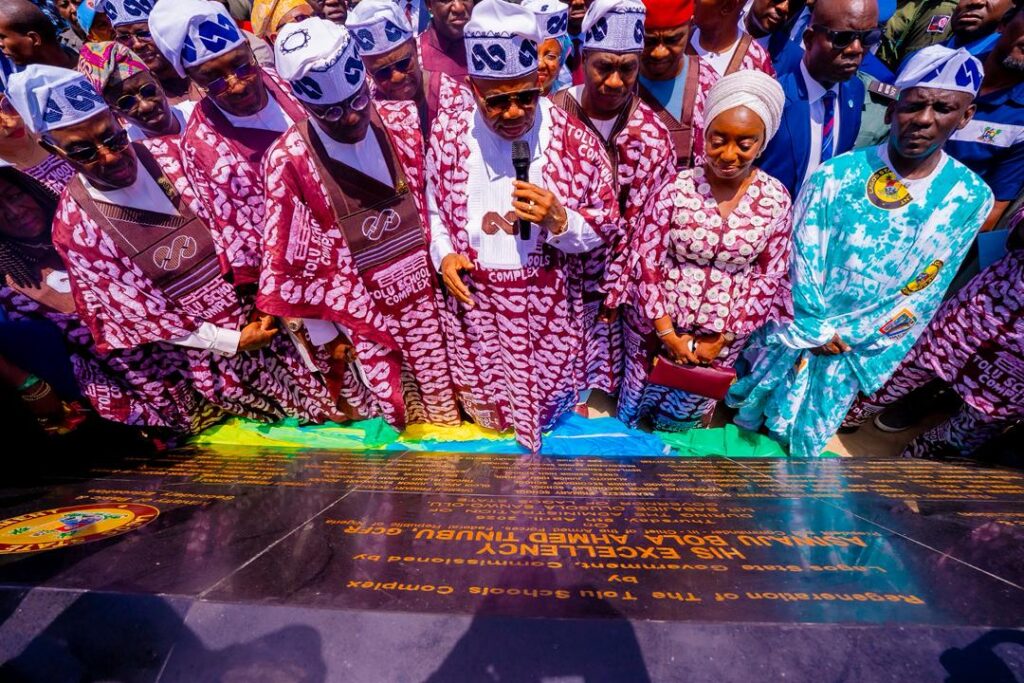 Tinubu Inaugurates Africa’s Largest Schools Complex in Lagos, Unveils 19 Football Pitches in Ajegunle 2 Tinubu Inaugurates Africa’s Largest Schools Complex In Lagos, Unveils 19 Football Pitches In Ajegunle