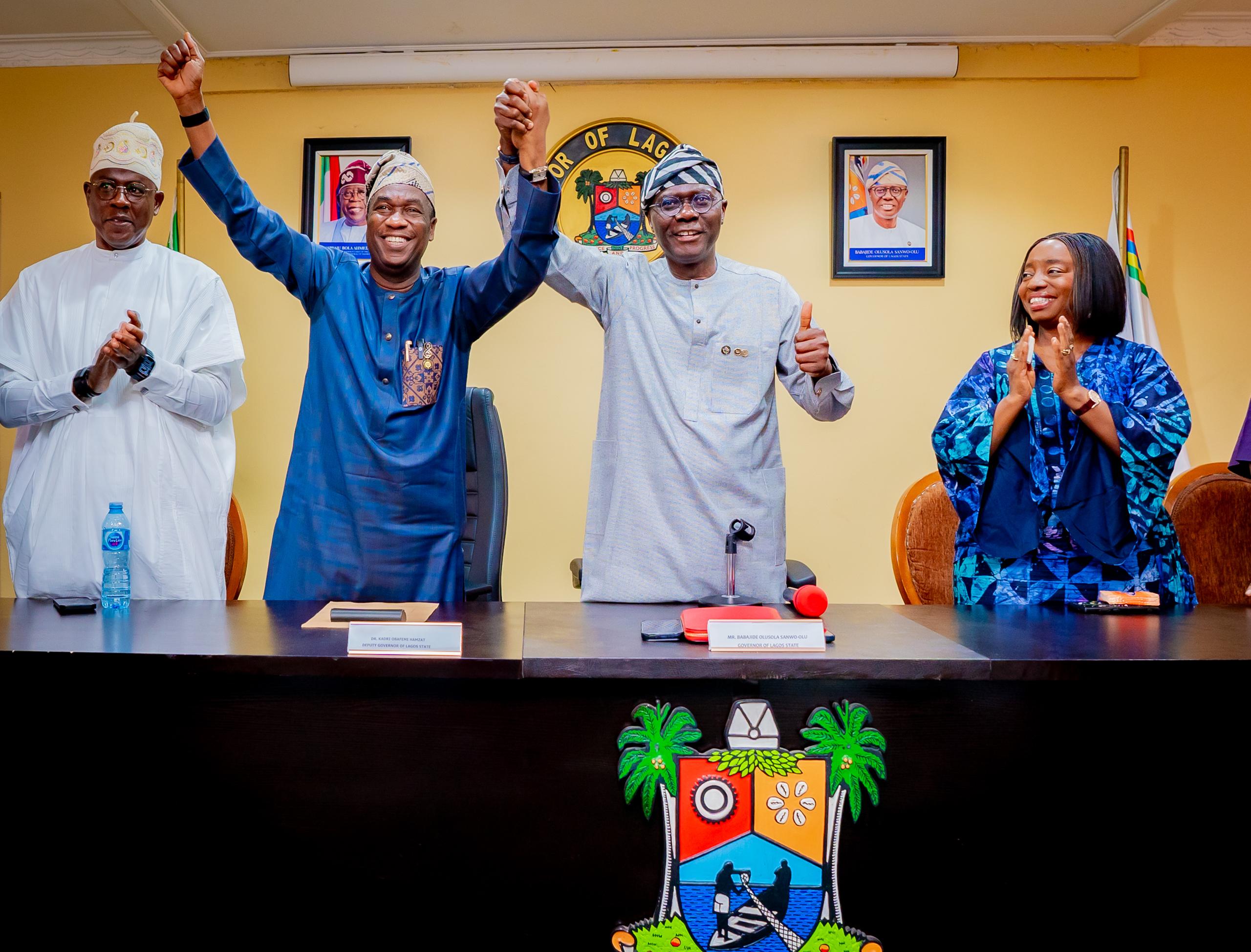 2027: Sanwo-Olu Backs Hamzat for Lagos Governorship Race