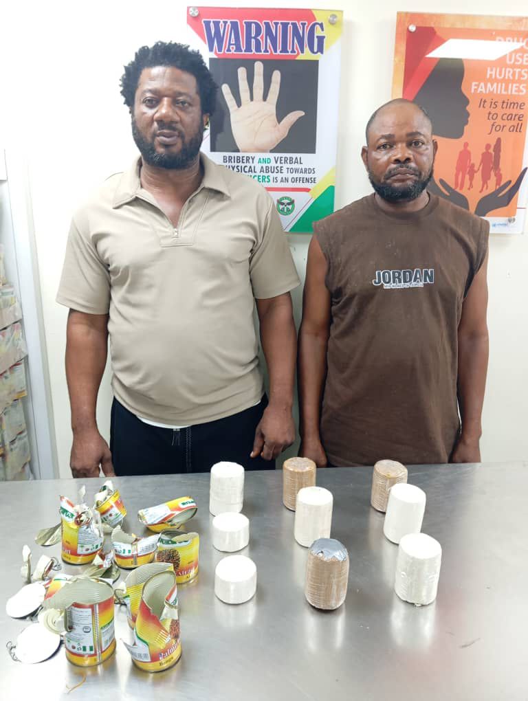 NDLEA Uncovers Cocaine Syndicate Using Palm Kernel Oil Cans For UK Shipment 2 NDLEA Uncovers Cocaine Hidden In Palm Kernel Oil Cans Bound For UK