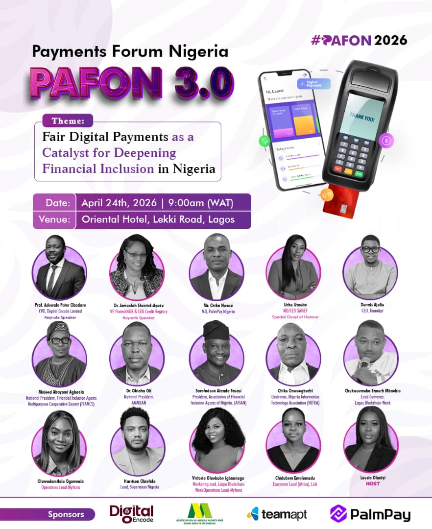 PAFON 3.0 Holds April 24 in Lagos, Focuses on Financial Inclusion