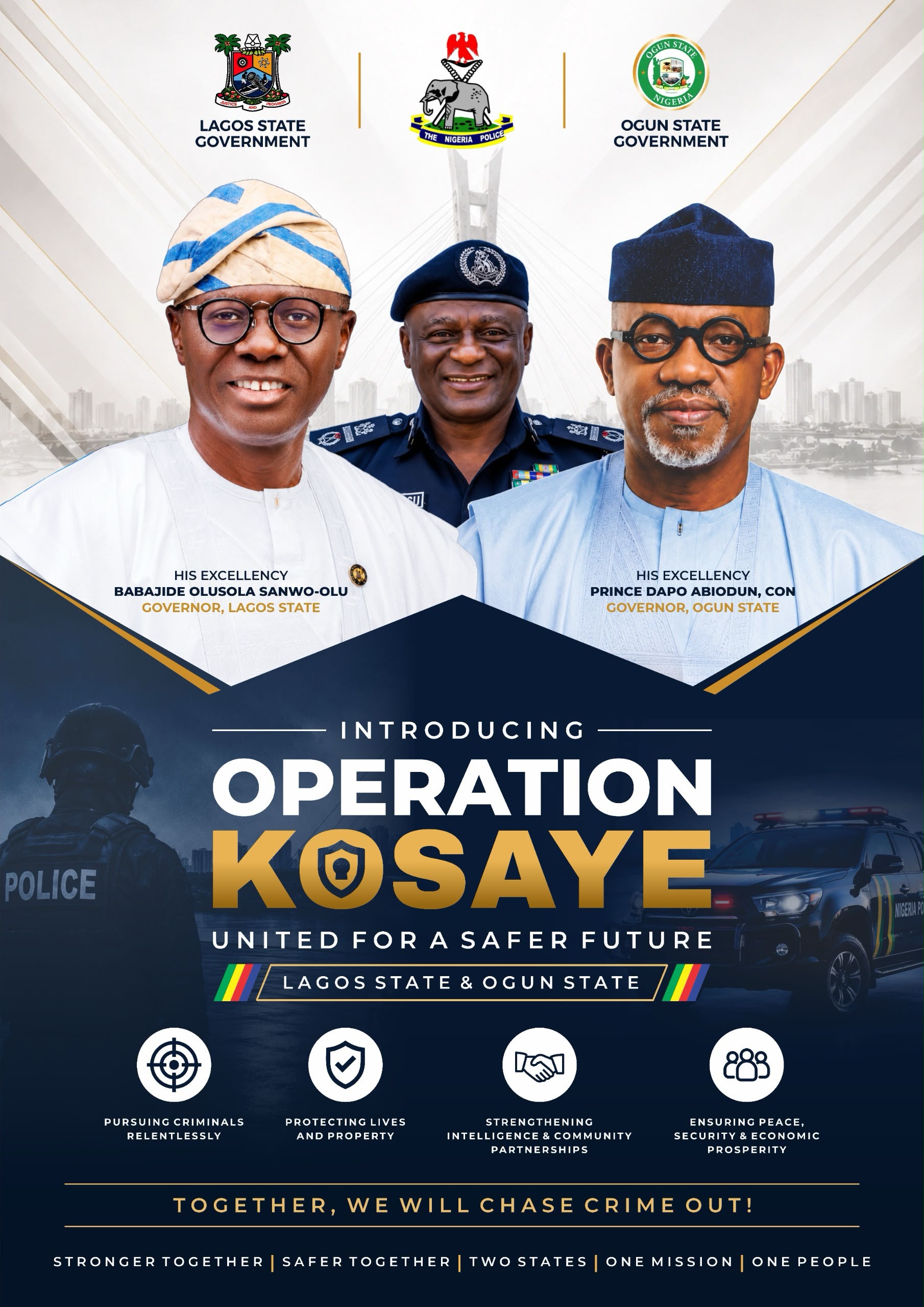 Sanwo-Olu Hails Police as Operation 'Kosaye' Nets 88 Suspects, Rescues Five Kidnap Victims