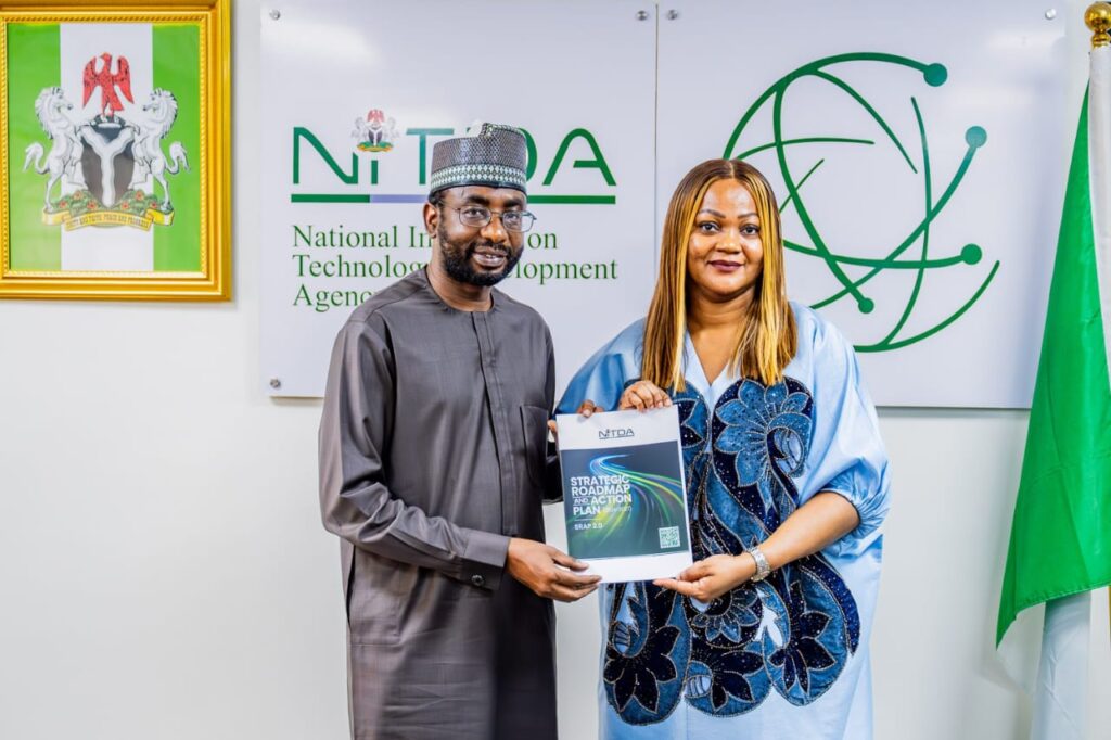 NITDA Presents SRAP 2.0 to NIMC During Courtesy Visit in Abuja