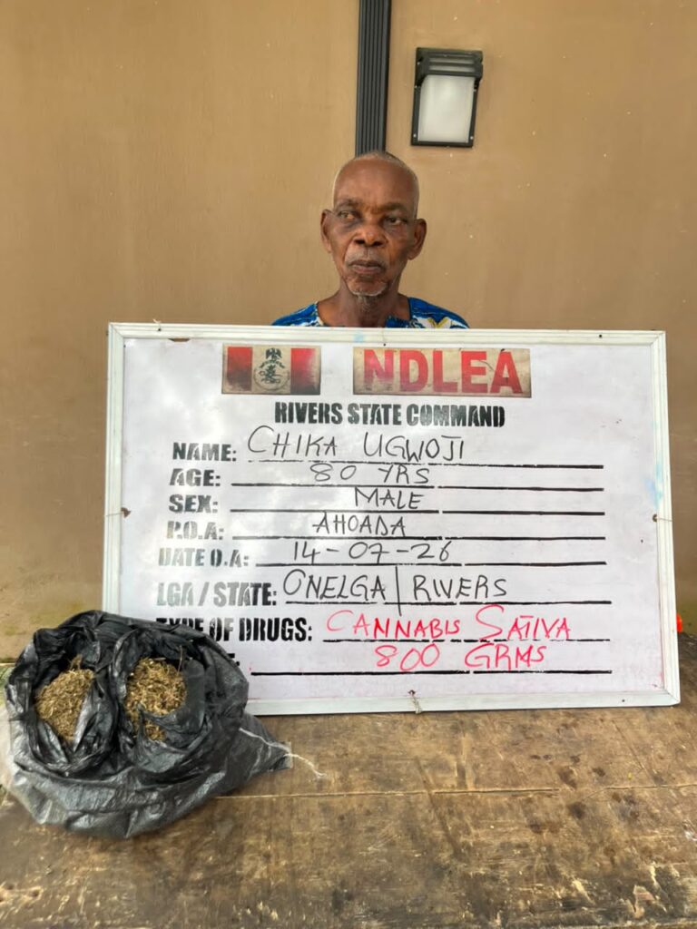 NDLEA Intercepts 1.63 Million Tramadol Pills, Arrests 80-Year-Old Suspect