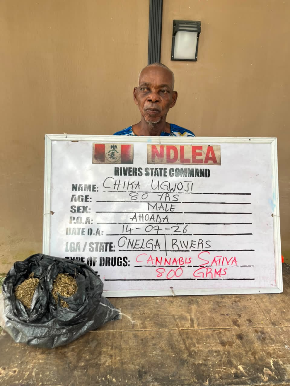 NDLEA Intercepts 1.63 Million Tramadol Pills, Arrests 80-Year-Old Suspect